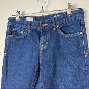Gap 1969 Real Straight Denim Jeans size 27S Medium Wash Midrise